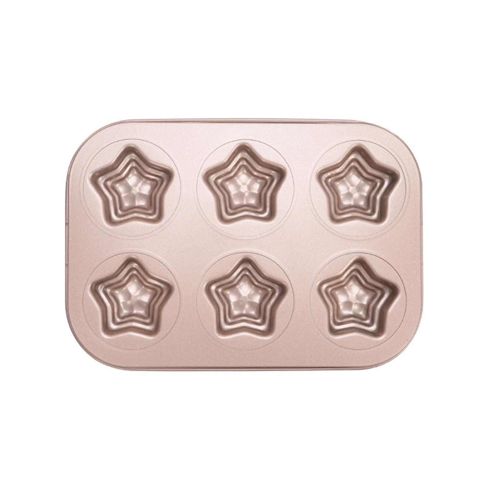 MALSSE Cake Baking Mold Easy Release Cake Pans Star Shaped Baking Pans Suitable for Home Kitchens and Dessert Shops Utensils