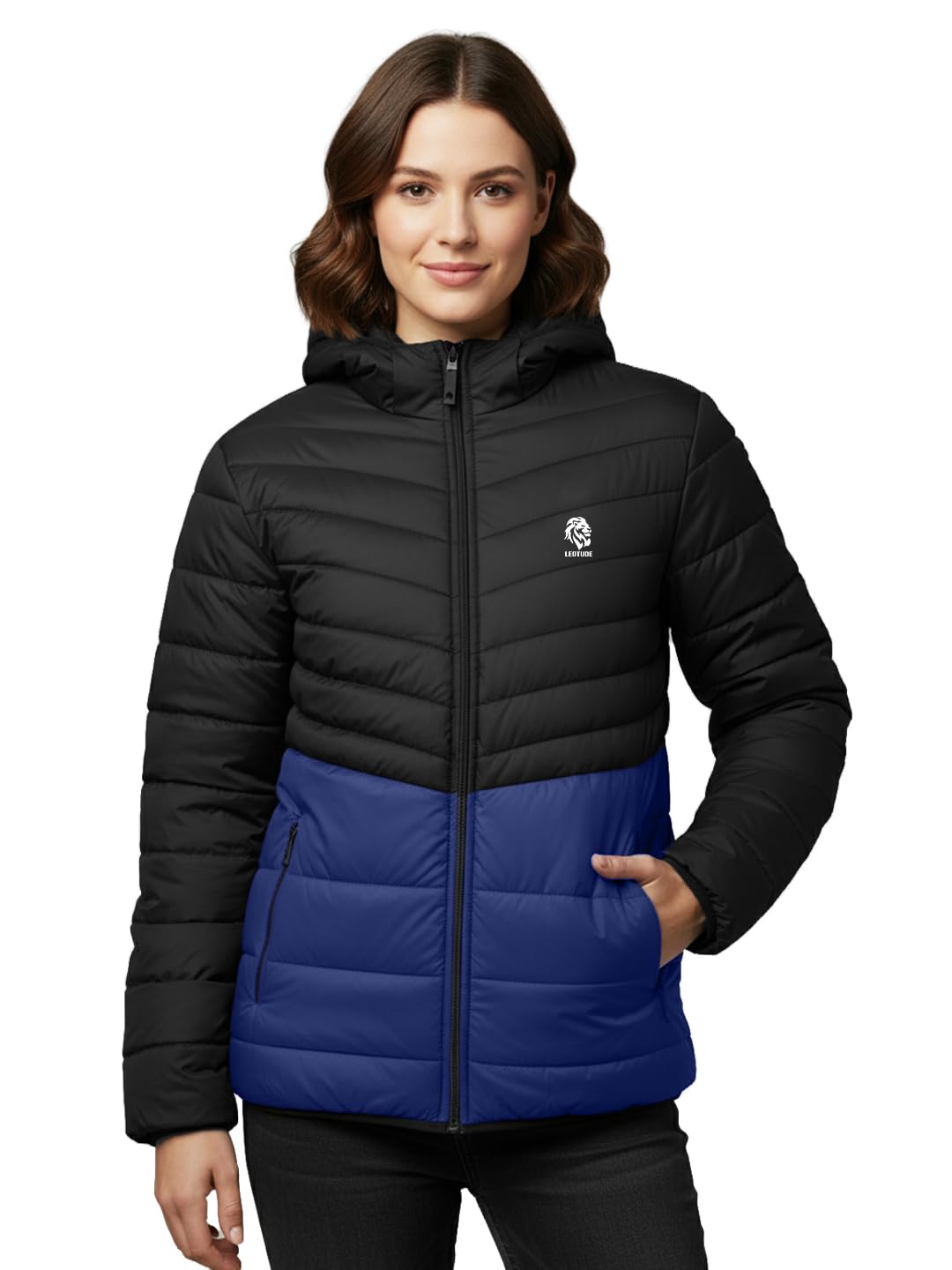 leotude Women Loose Fit Jacket Puffer Winter Bomber Jacket|Stylish Jacket| Casual Hoody Jacket-picture-30