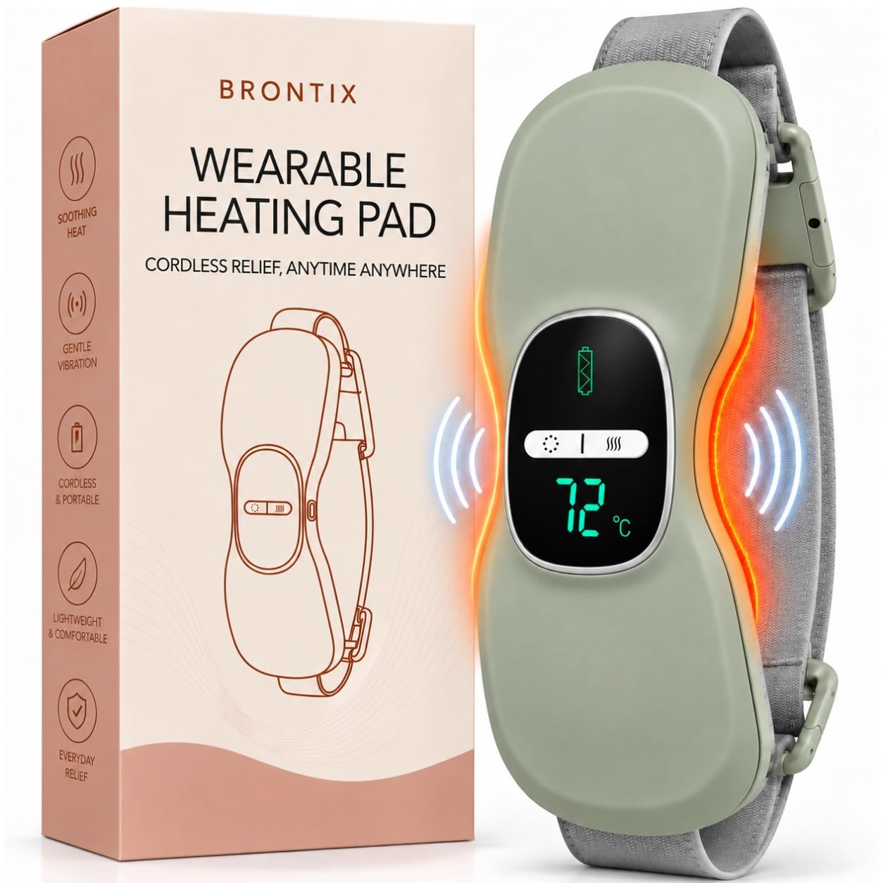 BRONTIX Period Cramp Relief Massager for Women — Amazon image 14