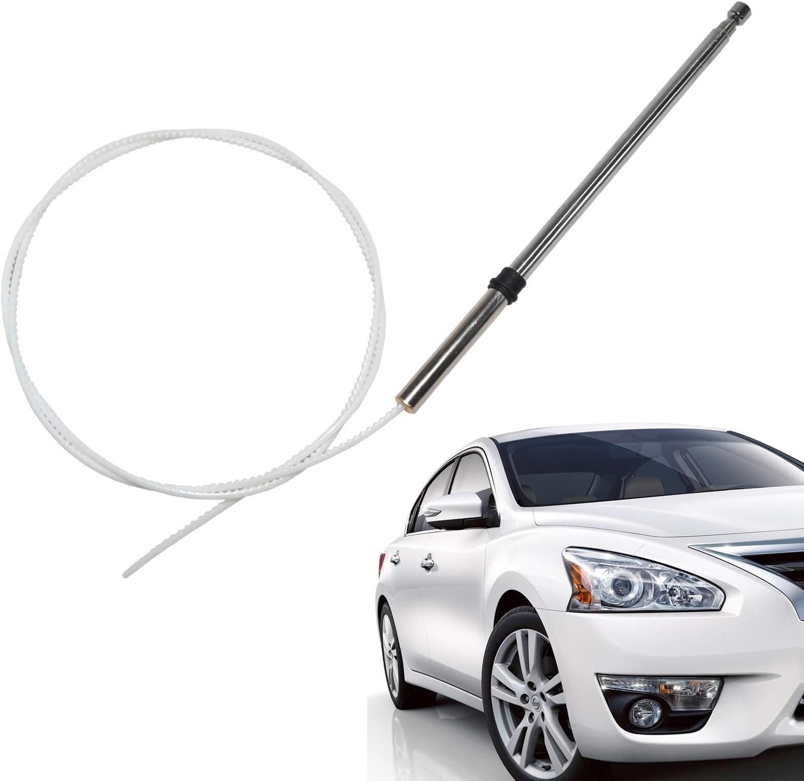Anina Power Antenna Mast Compatible with Nissan Altima-240SX-Pathfinder-Maxima Infiniti -G20-Q45-I30-QX4-J30 for AM/FM Radio 282159B000