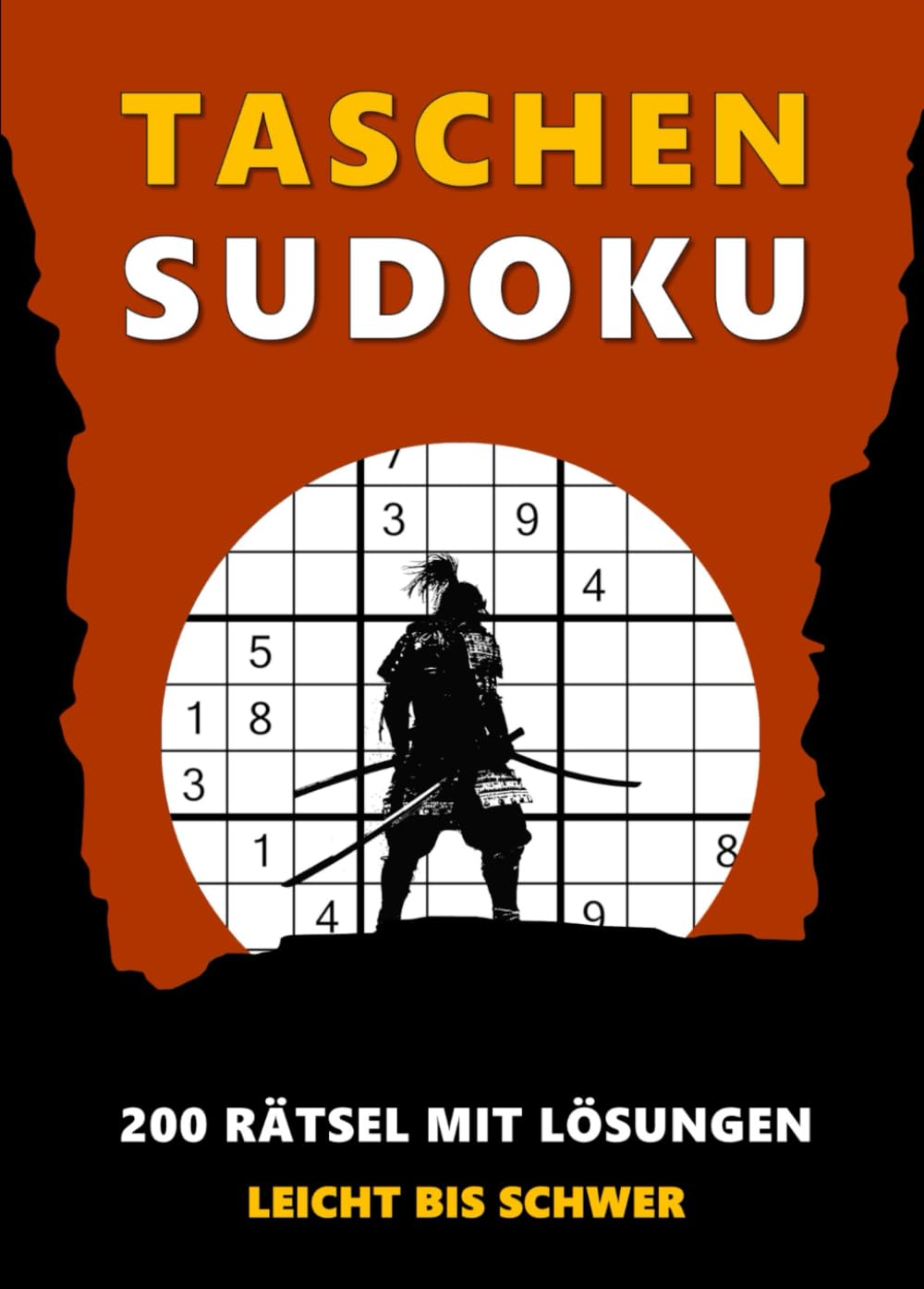 Taschen Sudoku: 200 Rätsel Leicht bis Schwer mit Lösungen _ Mini Rätselheft für Erwachsene