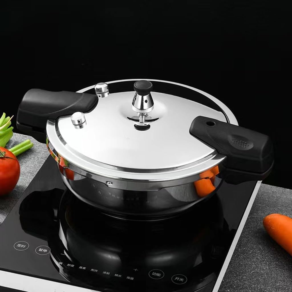 SDdPulse Electric Pressure Cooker, 304 Mini Pressure Cooker Small Thickened Household Induction Outdoor Portable Large Capacity,