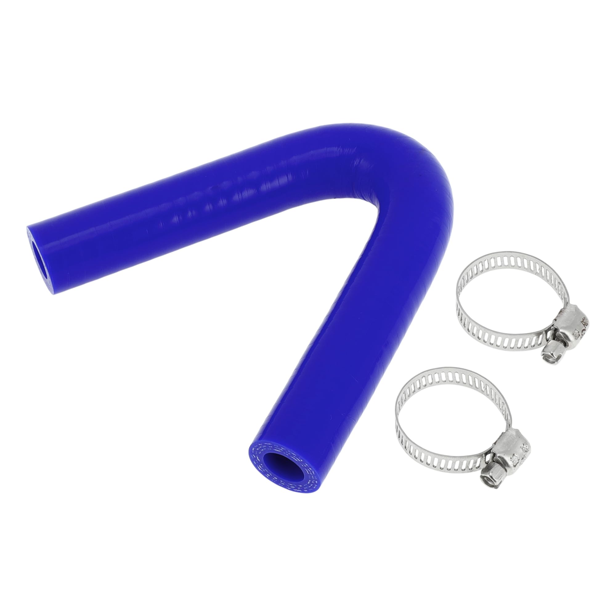 X AUTOHAUX 1 Set 13mm/0.51" ID 102mm/4.02" Length 135° Blue Car Silicone Hose with Clamps Coolant Hose Universal