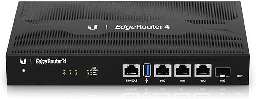 Ubiquiti Networks Edgerouter 4 Ethernet Lan Negro enrutador
