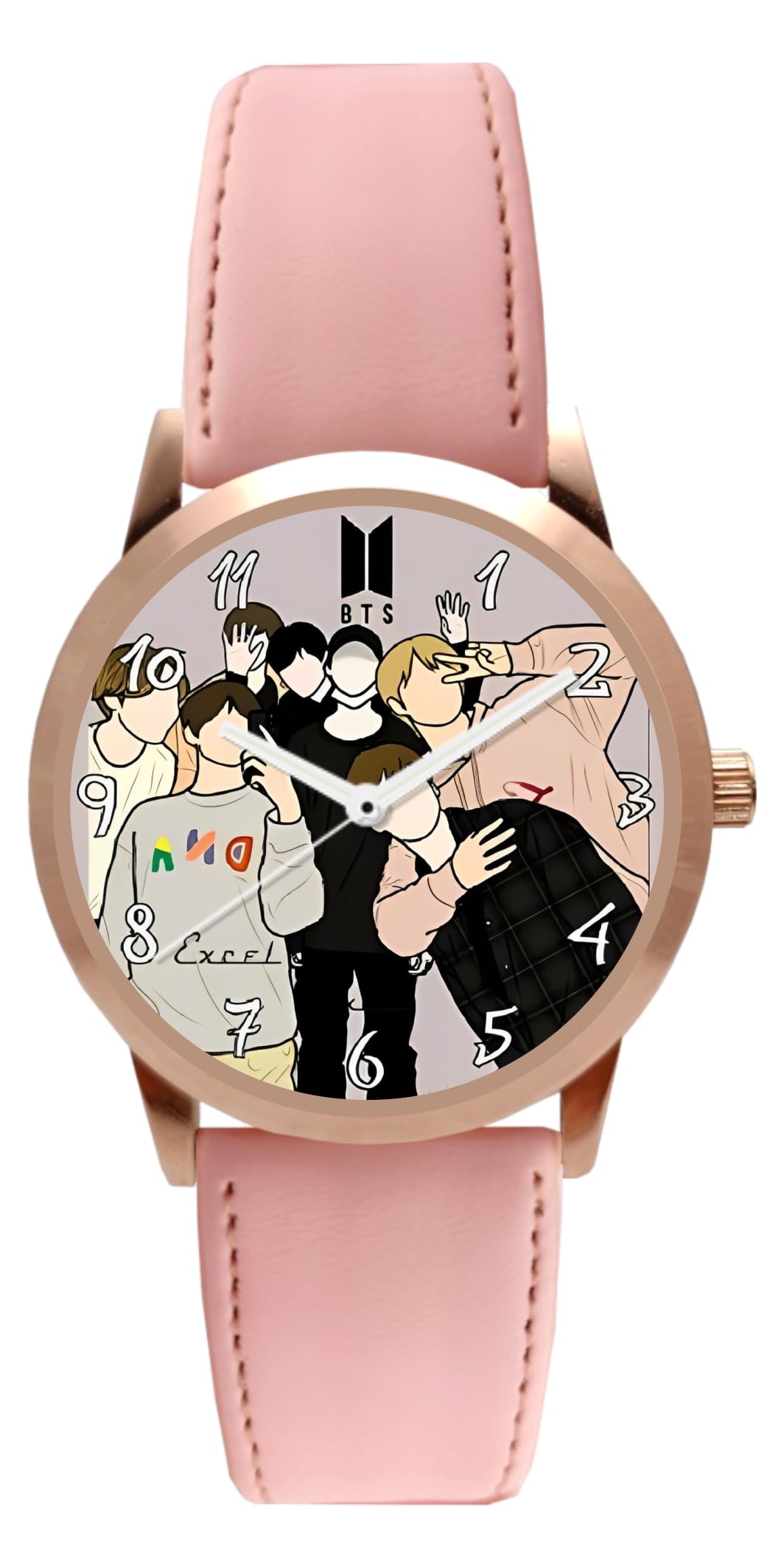 BTS Pink Rosegold Watch | Girls | Premium Rosegold Watch (B0BN4FZDRY) Amazon Price History, Amazon Price Tracker