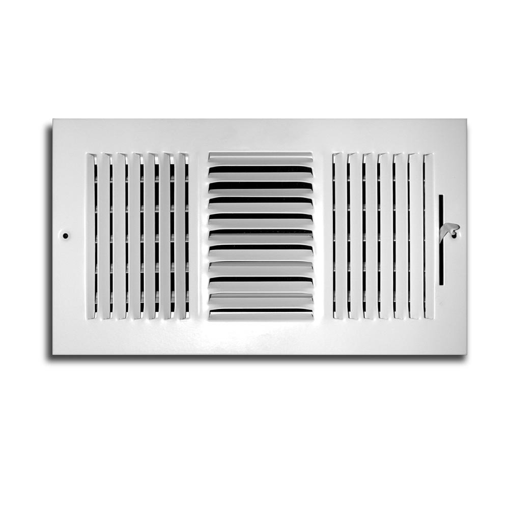 Amazon.com: Truaire C103M 10X06(Duct Opening Measurements) 3-Way Supply 10  6-Inch Sidewall or Ceiling Register Grille, Inch x 6-Inch, White-Powder  Coated Box of 3 : Tools u0026 Home Improvement