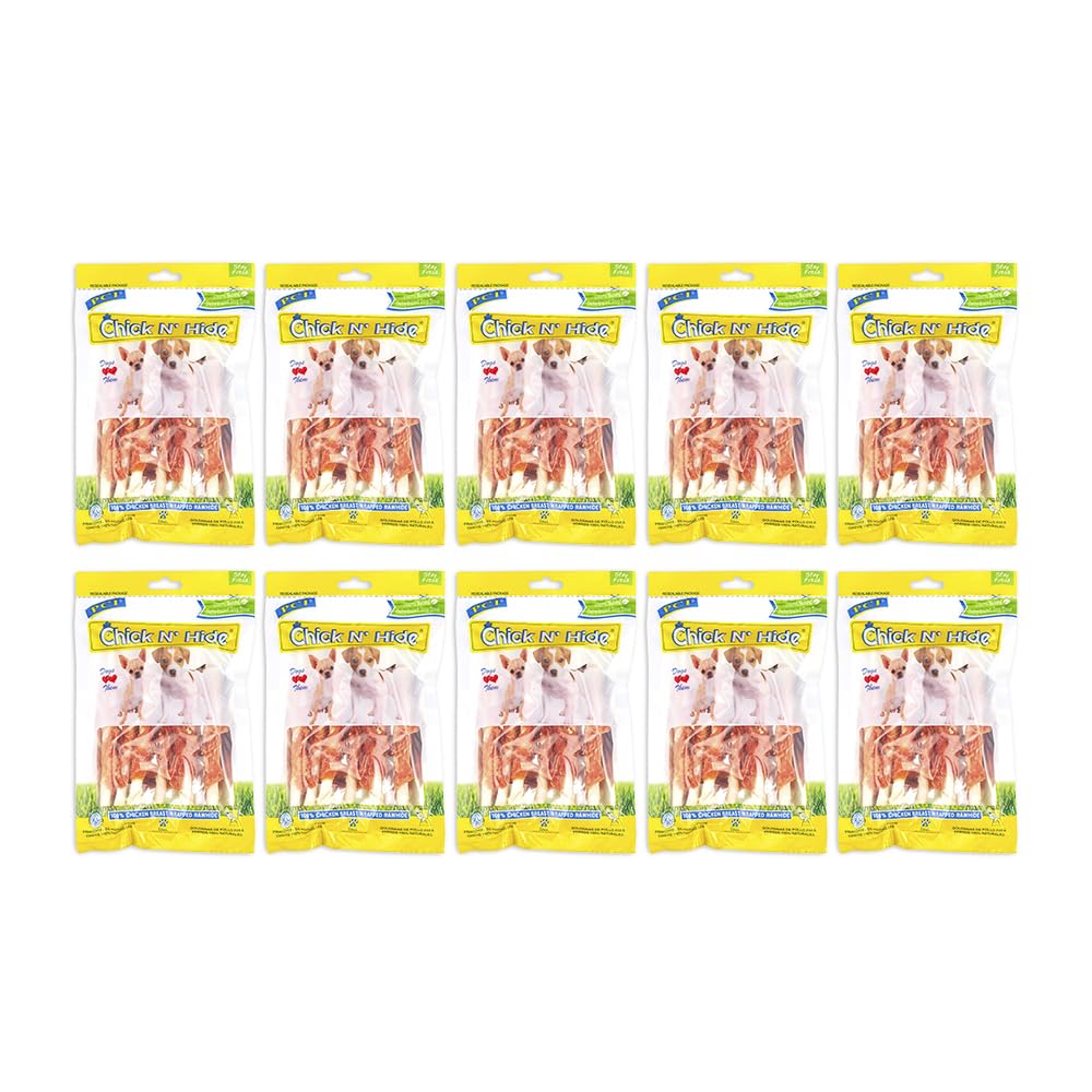 Pet Center Chick n Hide Dog Treats, 10-Pack