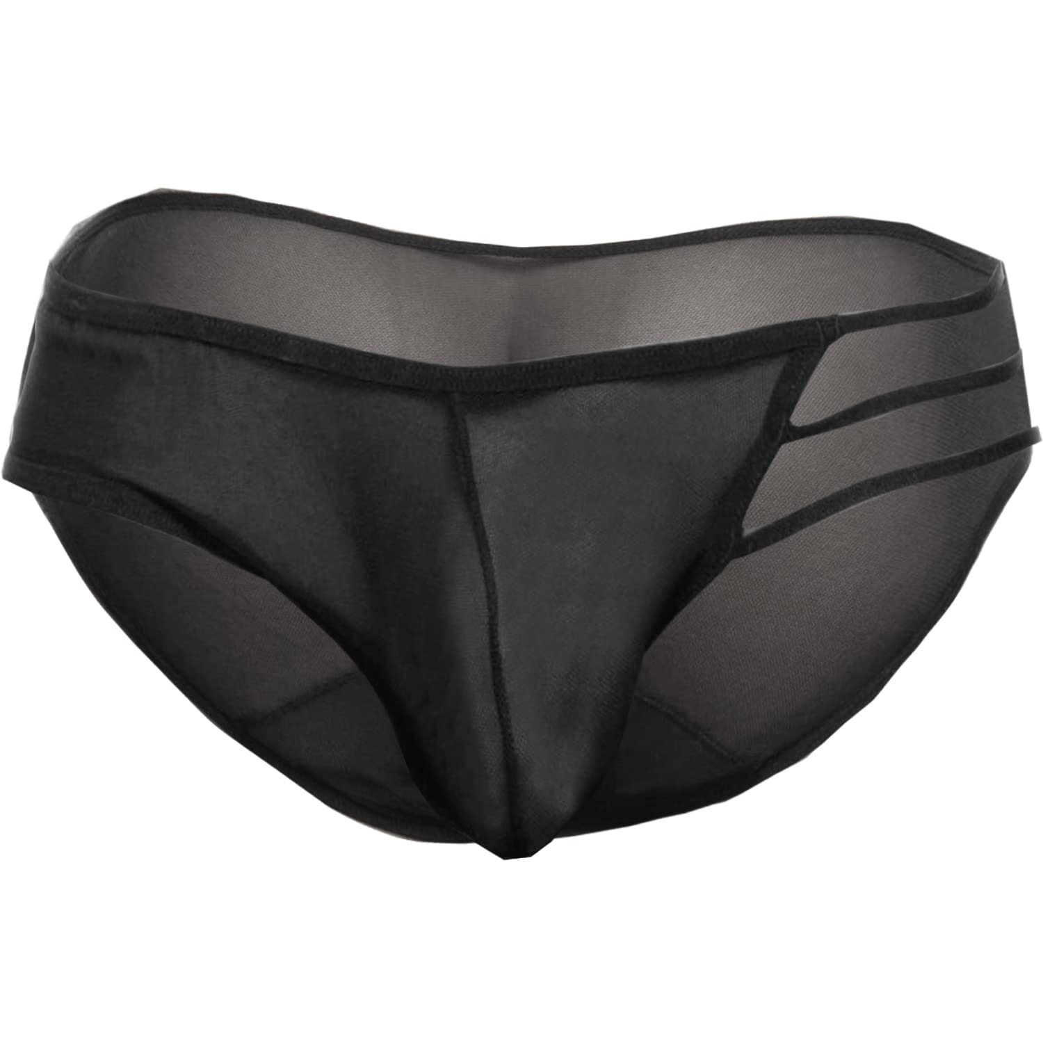 asrabe Men's Bikini Style Panty Brief | Lightweight & Breathable | Low Rise Soft Stretchable G-String Panties Underwear | Polyester Lingerie Innerwear for Men Regular Size (ML-07214)-picture-52