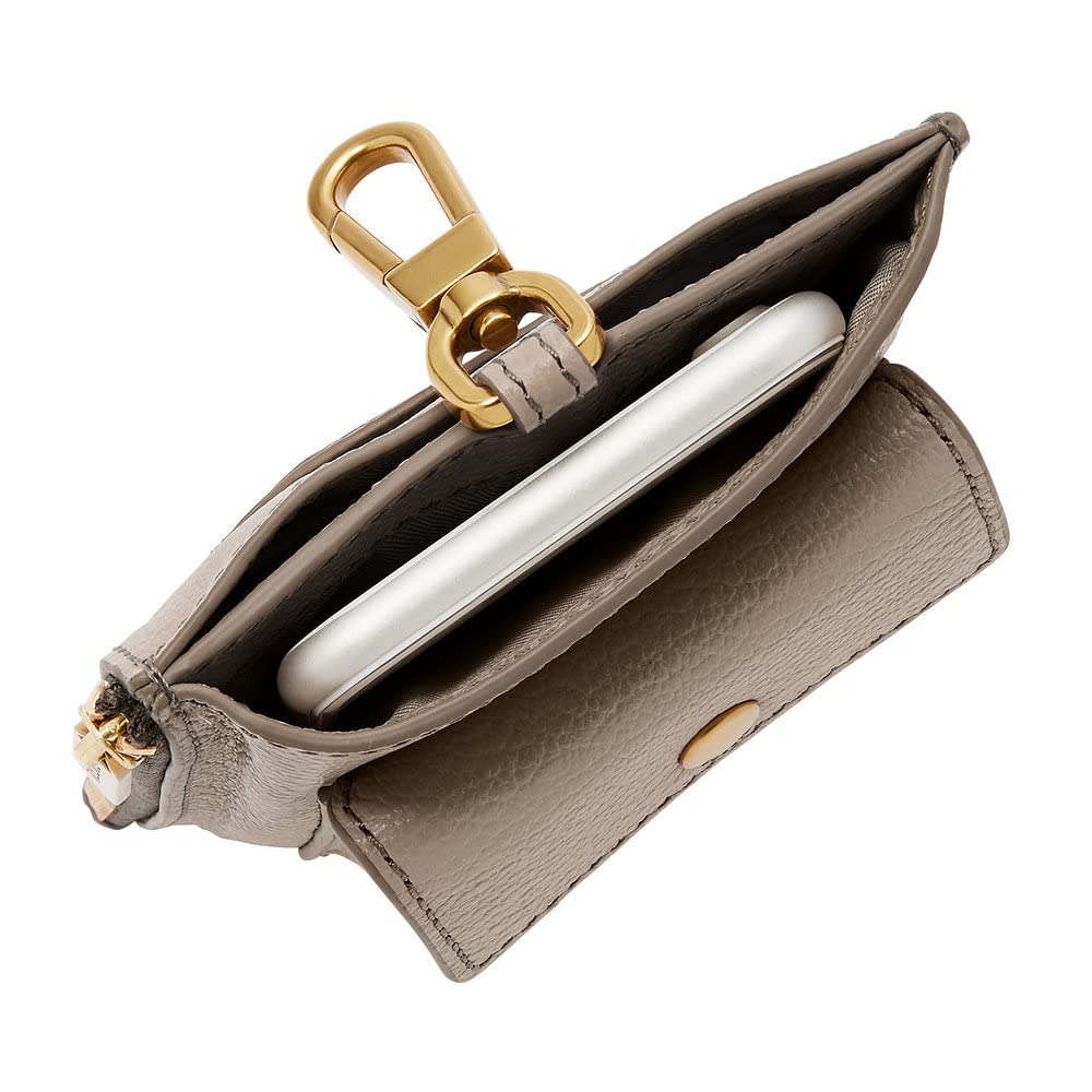 Fossil Geschenk für Frauen Rio, Eco Leder/Polyurethan Trim Pouch braun 10,2 cm L x 2,6 cm B x 16,2 cm H SLG1483200