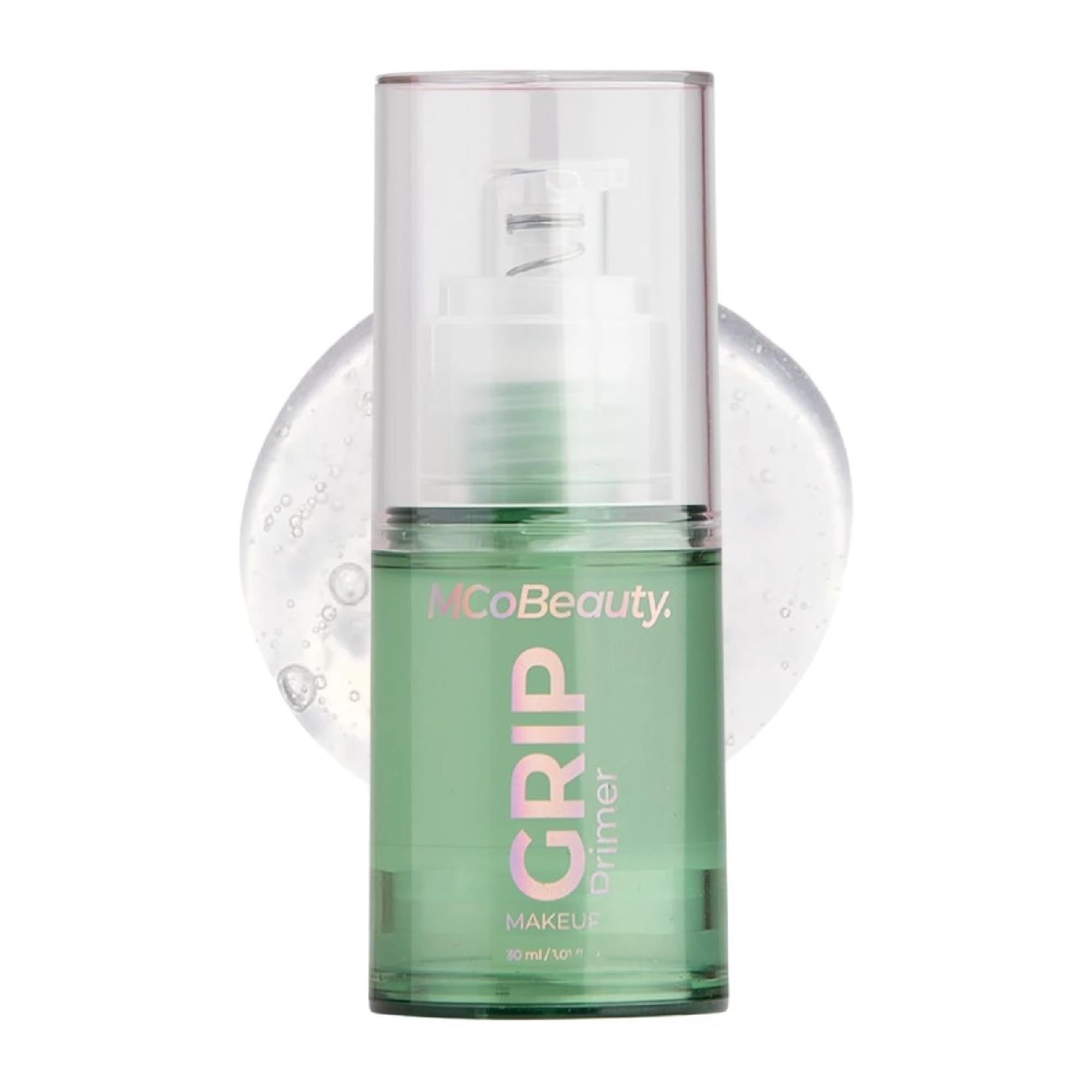 MCoBeauty - Grip Primer - Primer de maquillaje ligero Grippy Hold - Base de gel hidratante con ingredientes hidratantes - Aloe Vera, niacinamida y vitamina E - Prepara la piel para un maquillaje