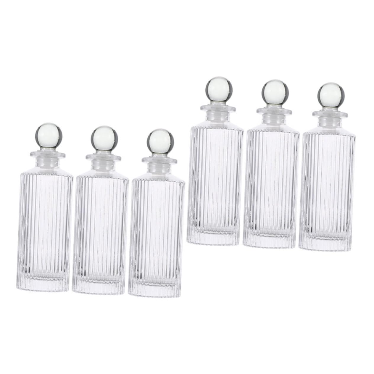 iplusmile Aromatherapie Diffuser Flasche Teiliges Duftöl Flakon mit Glasstöpsel Nachfüllbar Raumduft Dekorativ und Gleichmäßige Duftverteilung