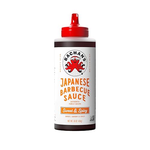 Bachans - La salsa japonesa original para barbacoa - picante y picante 17 onzas Lote pequeño sin OMG sin conservantes vegano y libre de bisfenol A