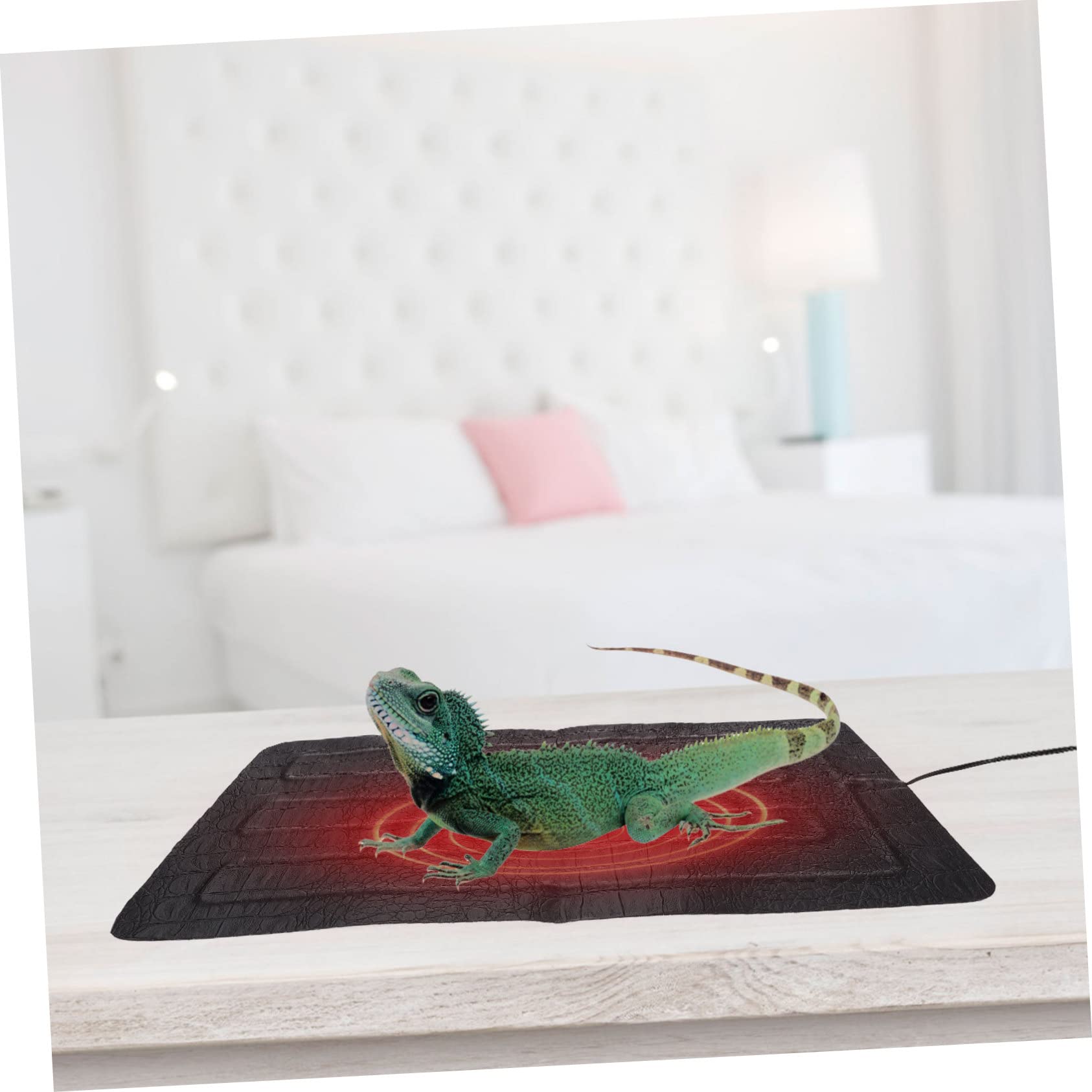 SUPVOX Alfombrilla Térmica para Reptiles con Control USB de Temperatura Calentador Eléctrico para Tortugas y Mascotas Pequeñas Accesorio para Terrarios