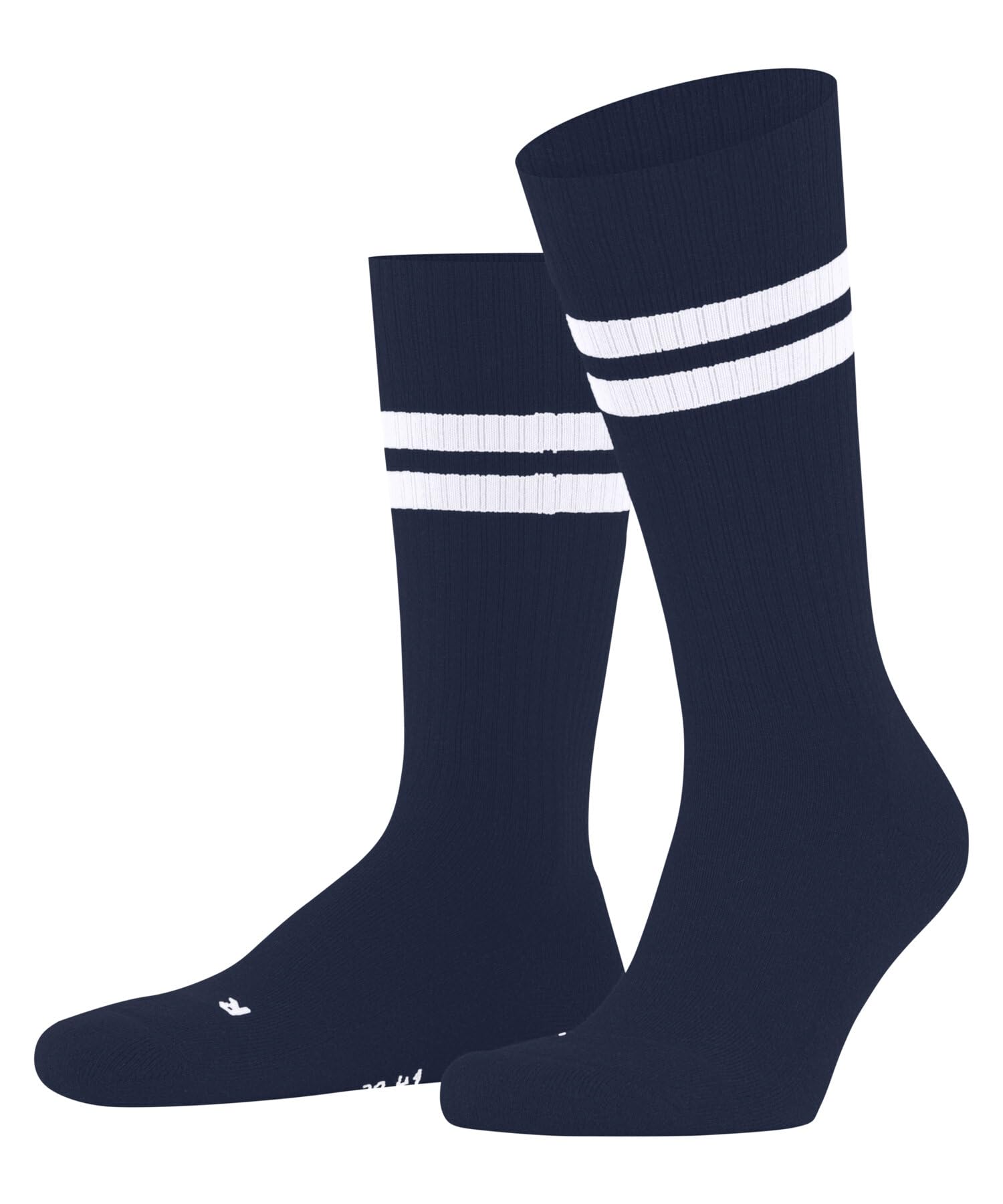 FALKE Light Cushioning With Plush Sole Retro Stripe Pattern Sporty Thick Ribbed Hard-Wearing Comfortable With Trainers 1 Pair