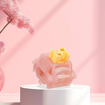 Amazon.co.jp: 静音キーボードスイッチ、Outemu Honey Peach V3