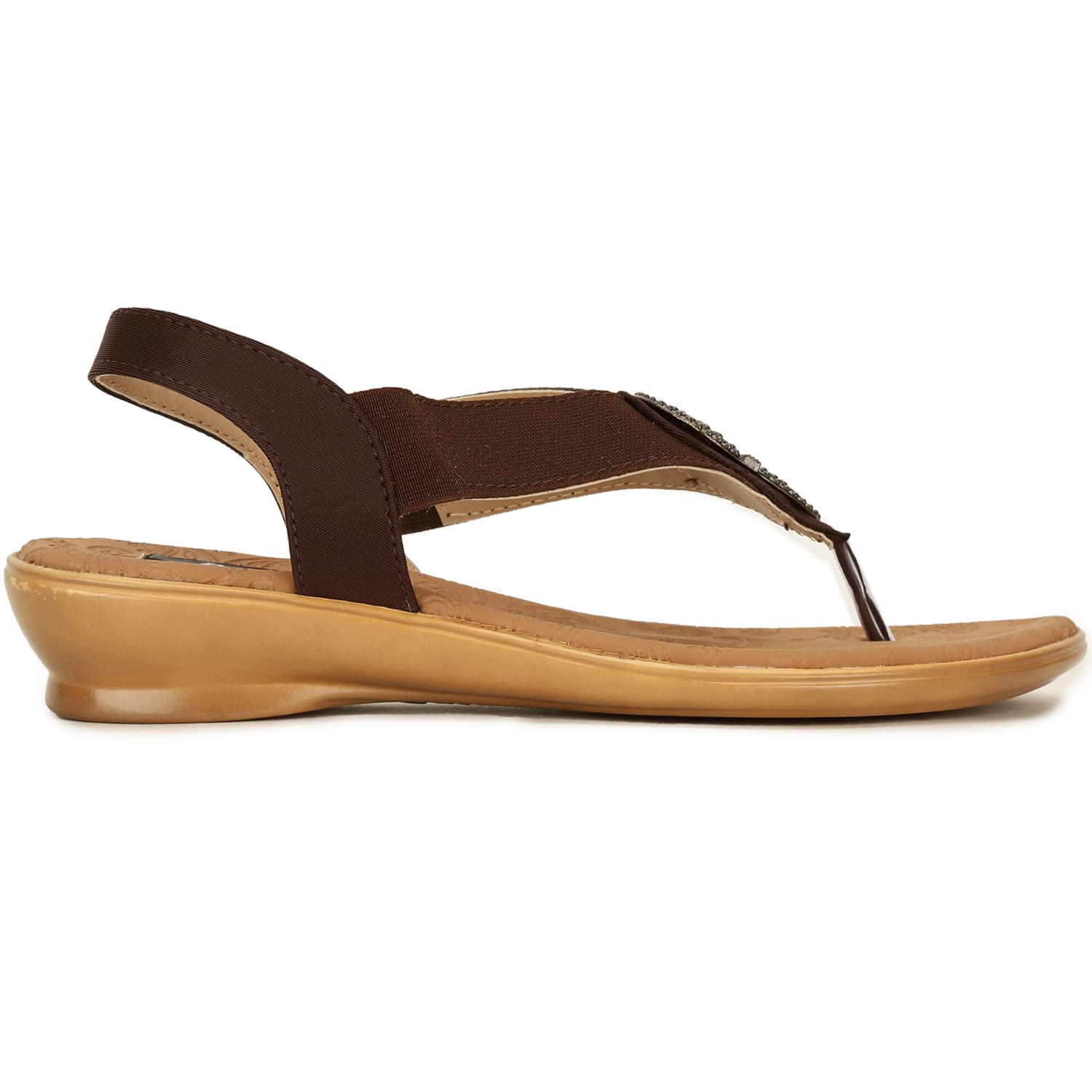 Bata Women Helen Sandal Brown Flats, (6614750) UK 3 (B09ZYSVXHC) Amazon Price History, Amazon Price Tracker