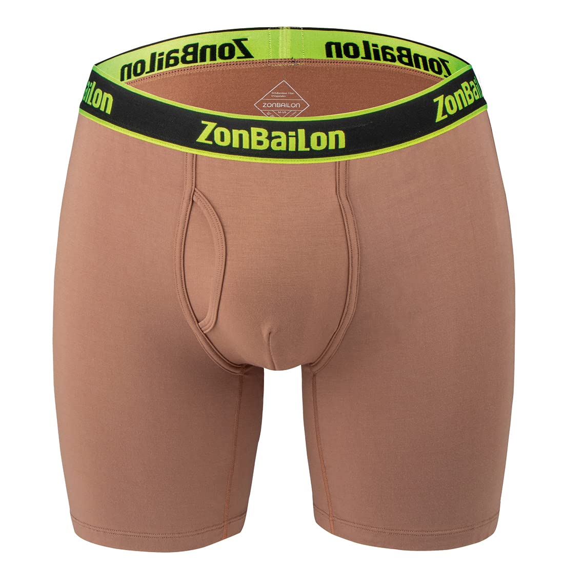 Calzoncillos tipo bóxer para hombre, suaves, transpirables, cómodos, con piernas largas