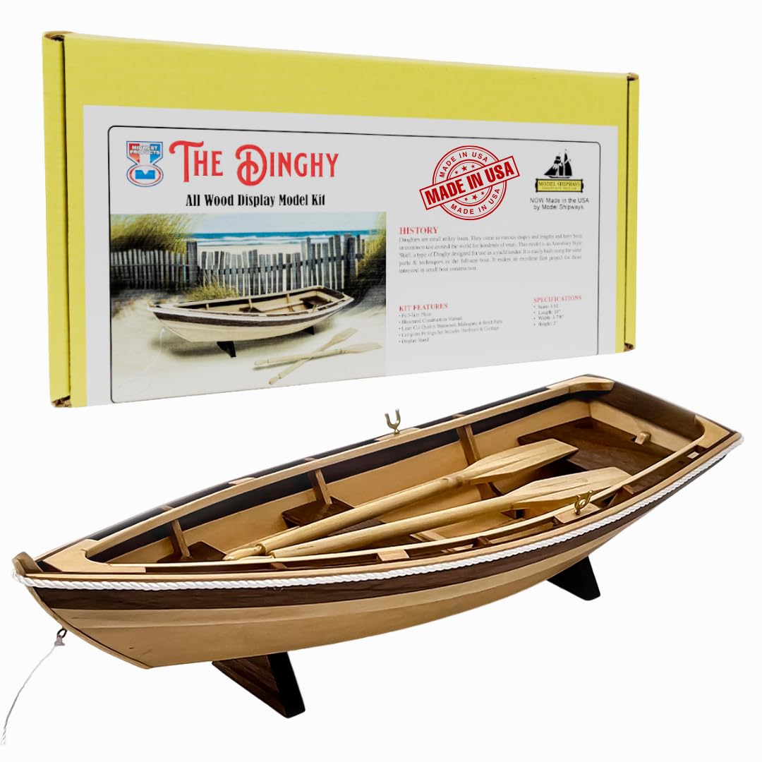 Model Expo MID950 1/12 Rowing Boat Model Kit, Multi-Colour