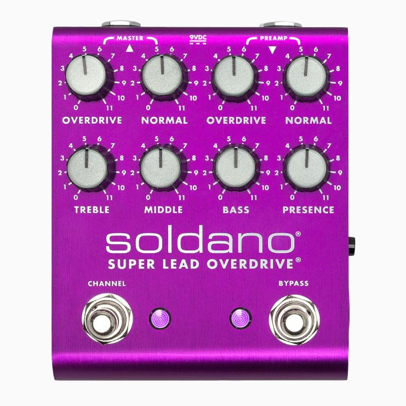 ☆美品☆Soldano SUPER LEAD OVERDRIVE  限定色 Amazon | Soldano ソルダーノ SLO PLUS Pedal Purple Super Lead