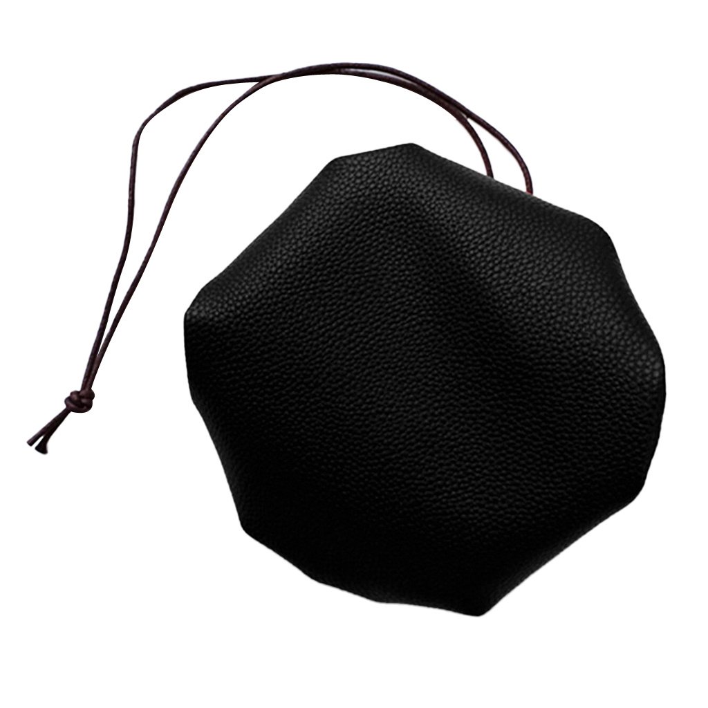Impermeabile 38,1 cm PU pelle coulisse Storage Pouch Nuoto Spiaggia Campeggio Nero