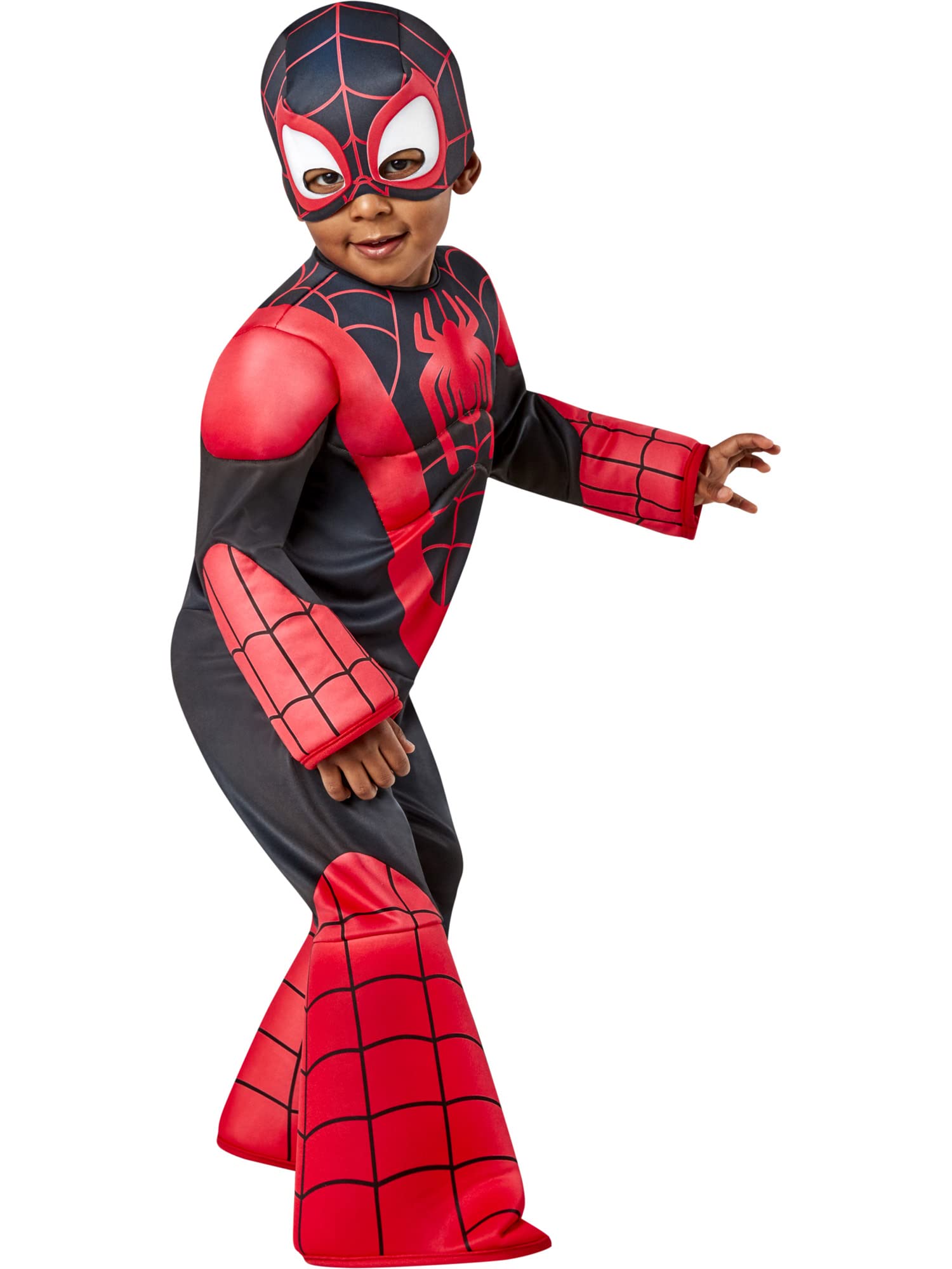 Rubies Costume ufficiale Marvel Spidey e i suoi incredibili amici Spinn Deluxe per bambini