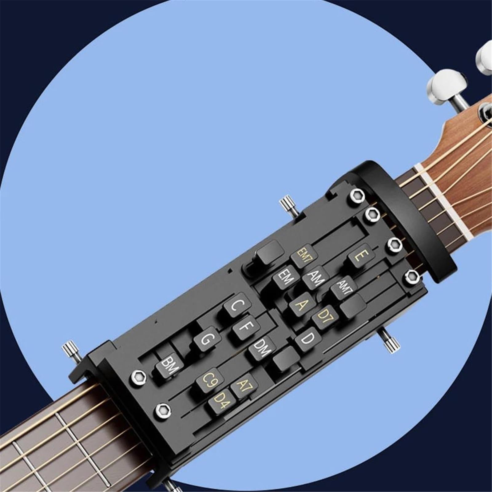Professionale Strumenti per Chitarra Strumenti Di Apprendimento Per Principianti Con Guitar Chord Presser(Double Chord)