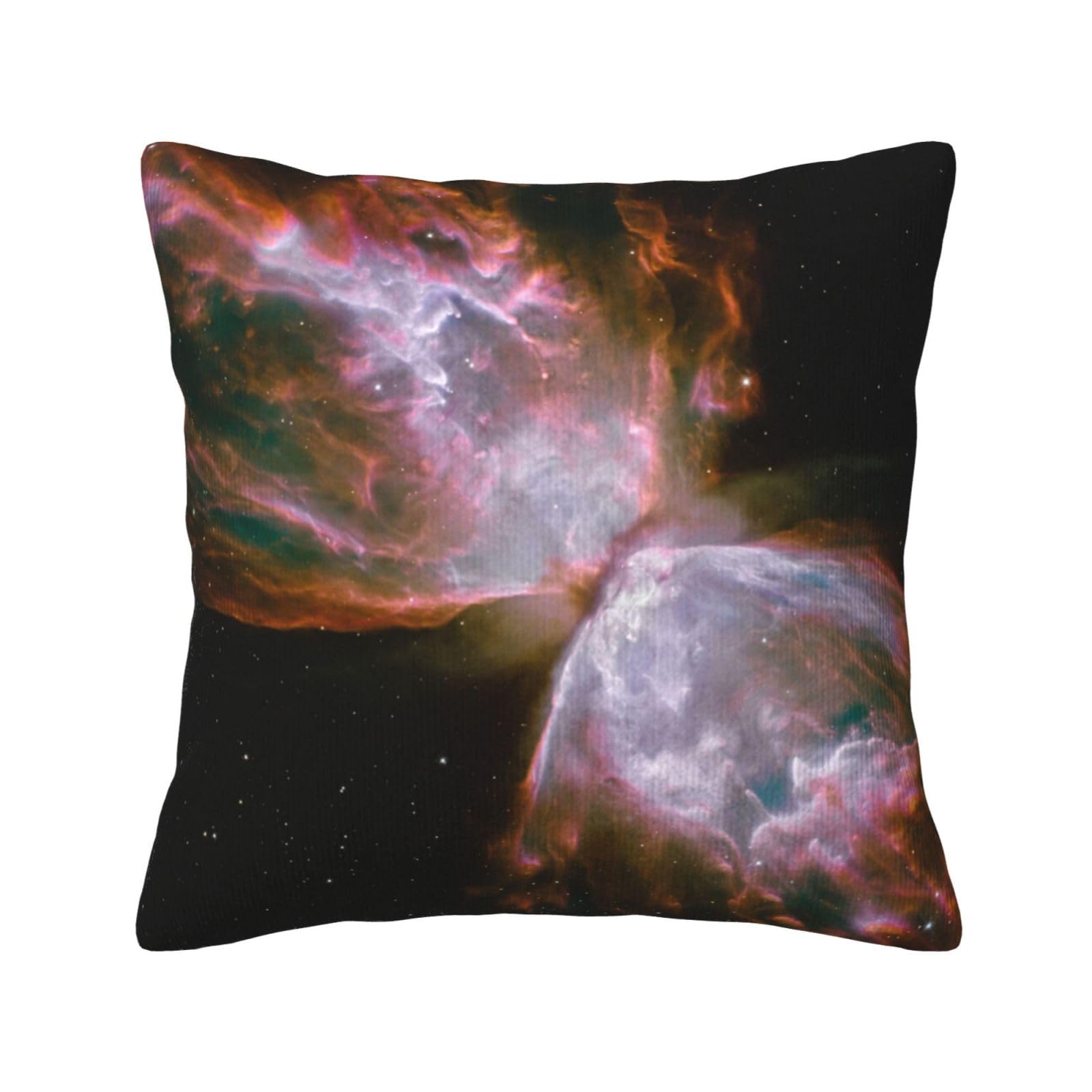 Housse de coussin planète en velours côtelé 45x45 cm pour décoration salon