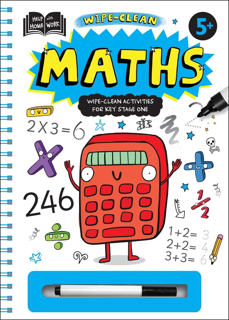 Help with Homework 5+: Maths (HWH Spiral Wipe-clean)