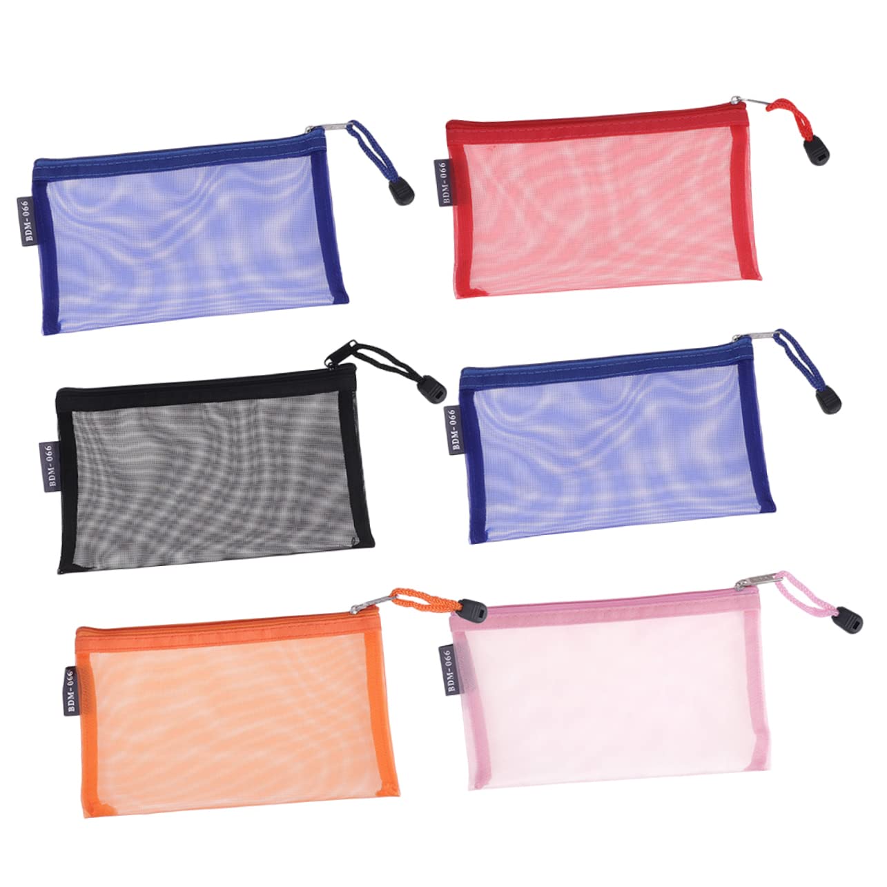 jojofuny 3 Set Borsa Con Cerniera Per Cancelleria E Accessori Per Viaggi Ufficio E Scuola 6 Pezzi * 3