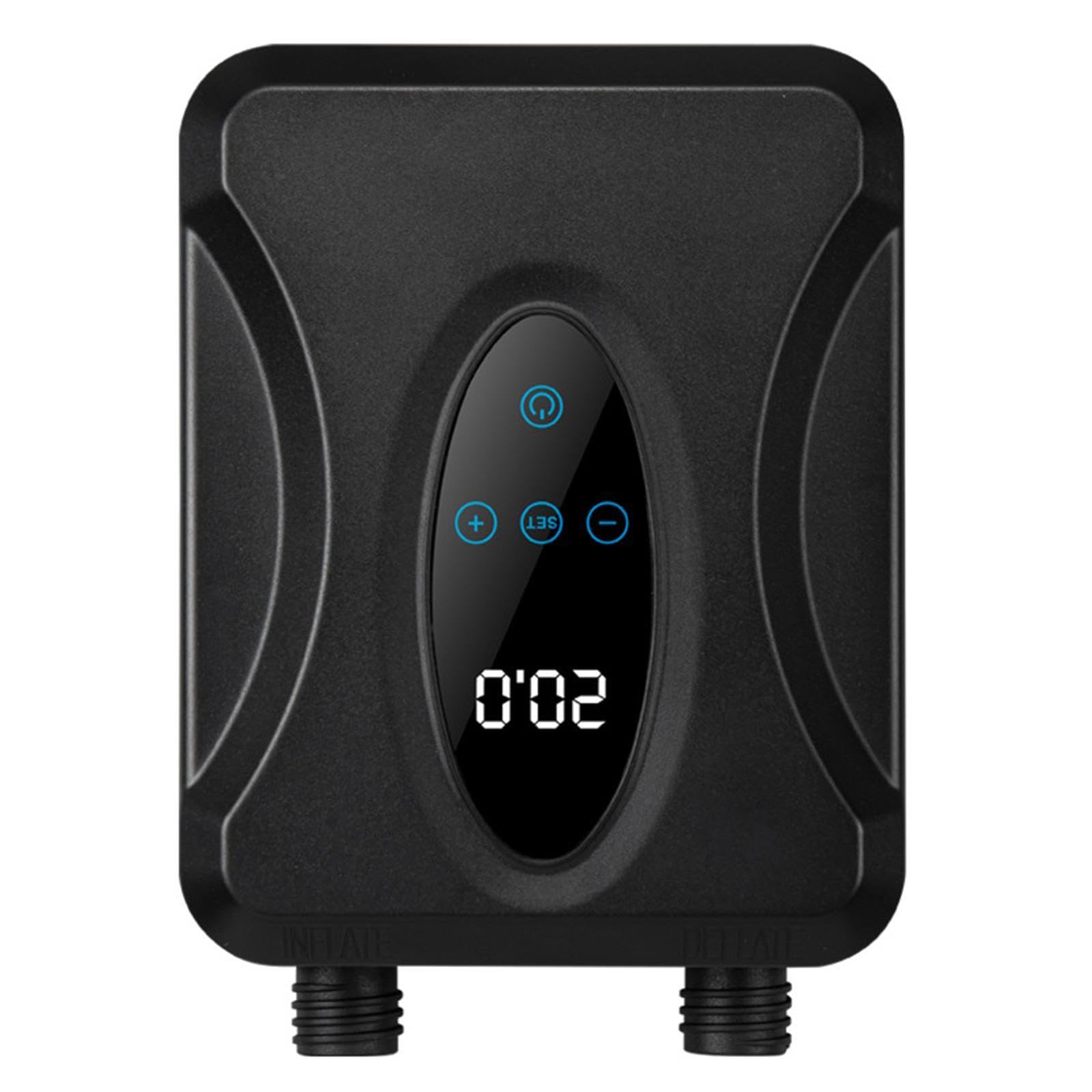 Pompa Ad Elettrica da 12 Display, Gonfiatore Rapido con Ugelli per Gonfiare Kayak E Gommoni.