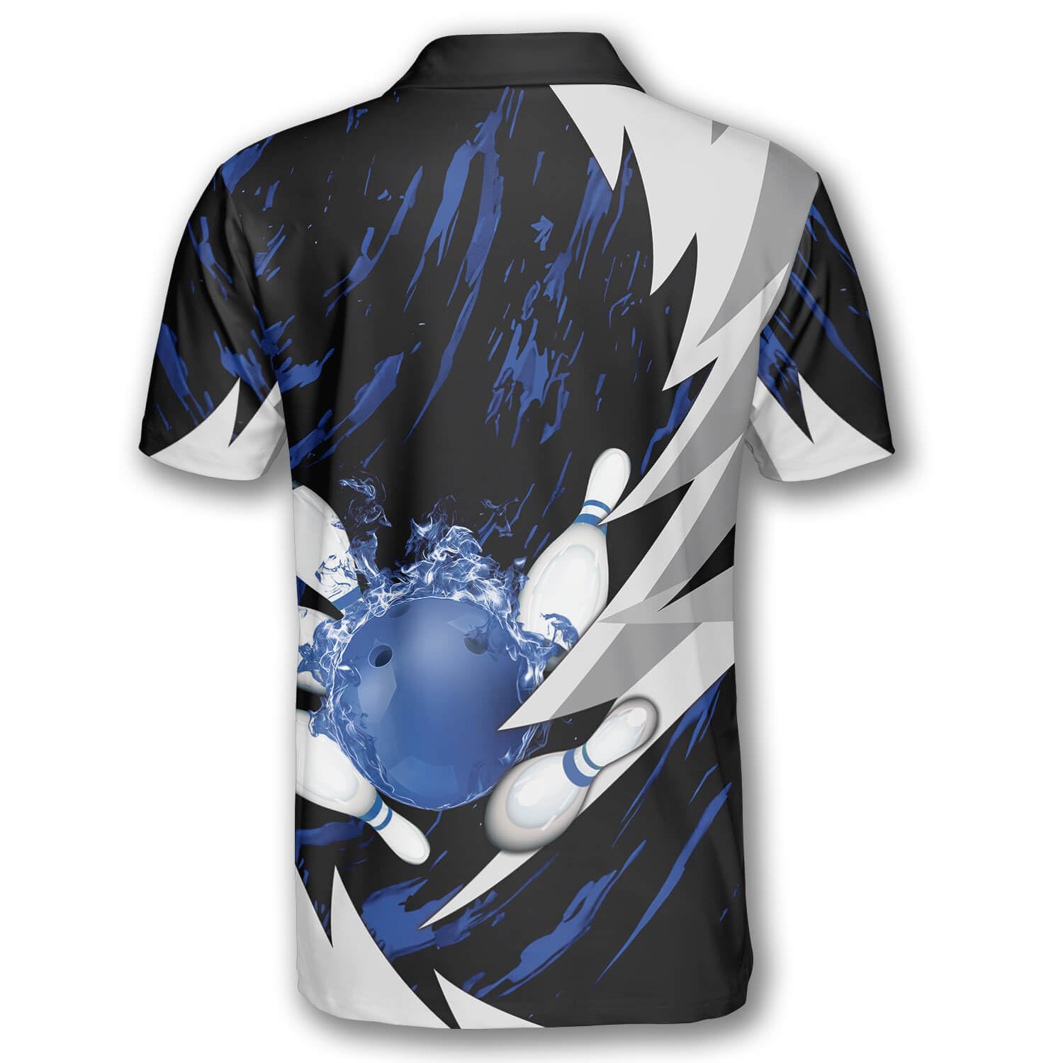 PRIMESTY Bowling-Shirts Geschenk für Bowling-Liebhaber, Bowling-Shirt für Männer und Frauen, Polo-Team, 3D-Unisex-Trikot, kurzärmelig, lustig