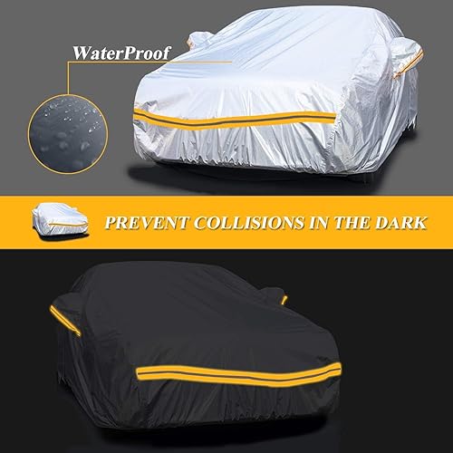 Miniatura 5 de Autsop Funda impermeable para camión de 6 capas para todo tipo de clima, protección contra el granizo contra la lluvia y los rayos UV, cubierta