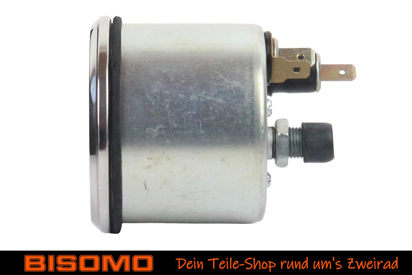 Tacho Set, Tachometer 100km/h Ø 60mm mit Chromring Blinkkontrolle + Tachohülle für Simson S50 S51 S53 S70 S83 109