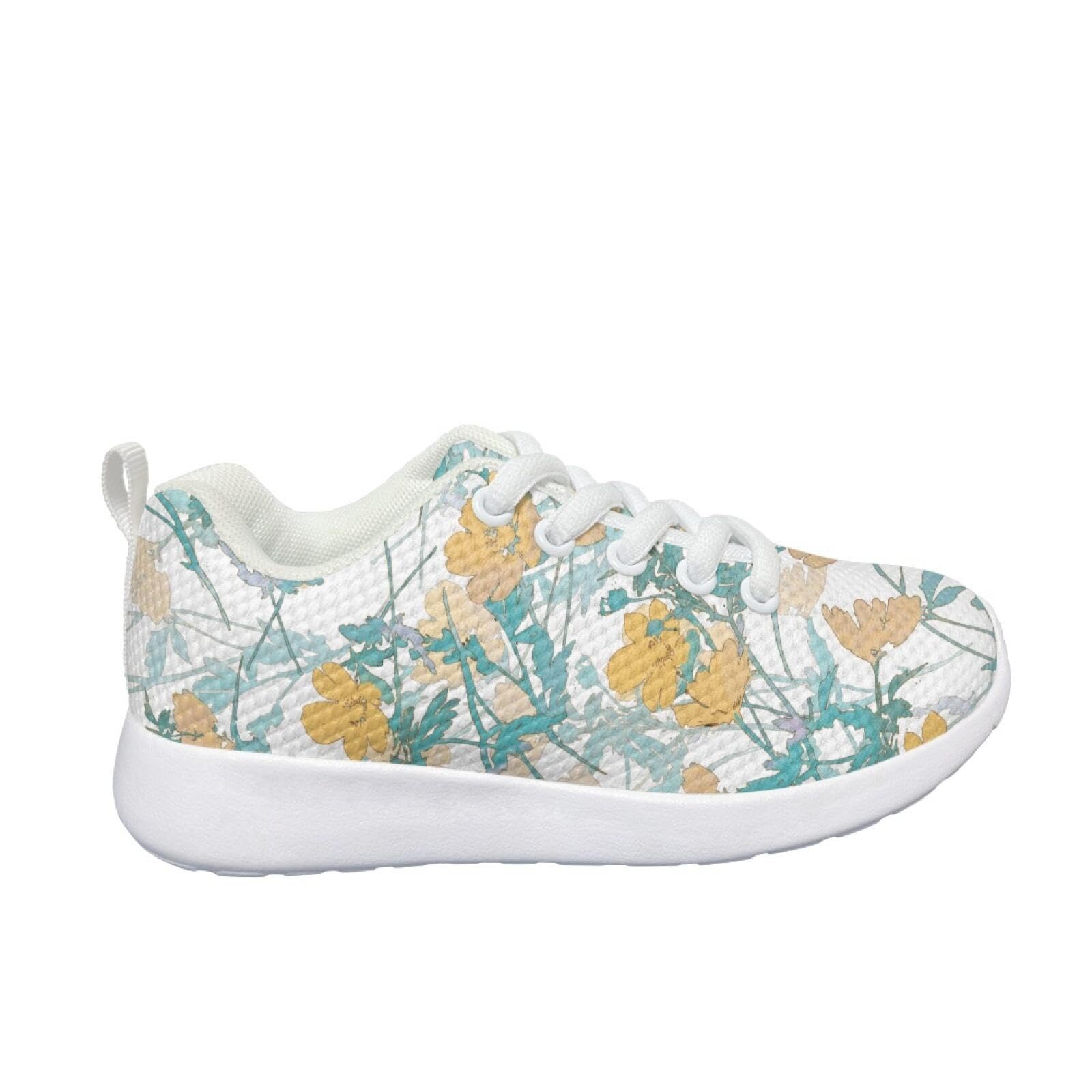 Girls' Sneakers Lace-Up Sneakers for Kids Girls Funny Running Shoes Kids Stitch Fitness Daily Footwear