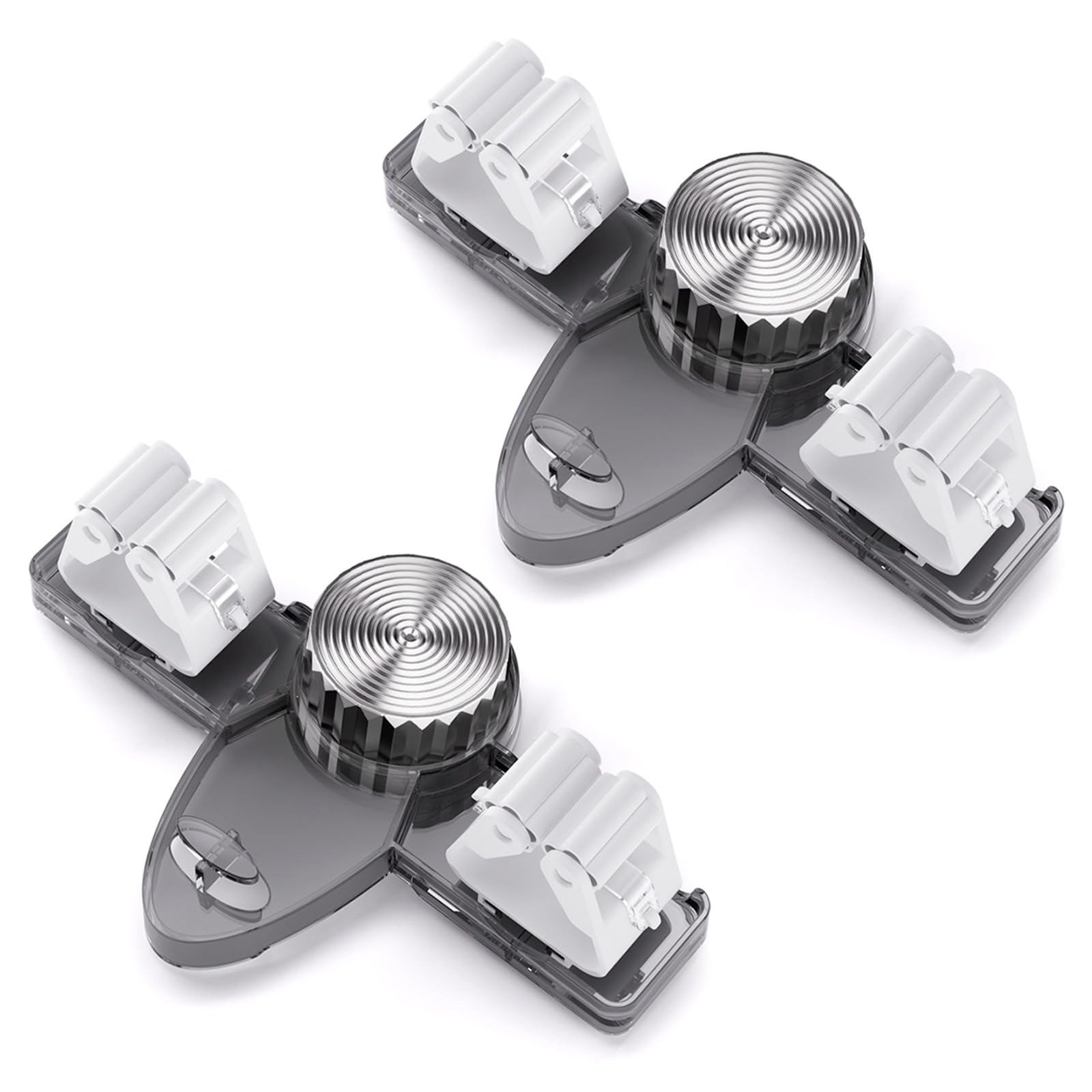 Wozun Multicolor 2Pcs Sturdy Wall Mounted Broom Holder Mop Hanger For Bathroom Kitchen Utility Room Laundry Home Garden Organizers Rack