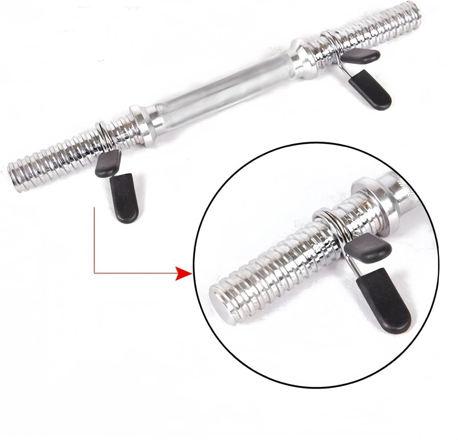 25mm Clip a Molla per Manubri,Nero,Morsetti a Molla per Manubri,Bilanciere Morsetti a Molla,Morsetti per Manubri,per Sollevamento Pesi,Allenamento di Forza, Corti, sollevamento pesi