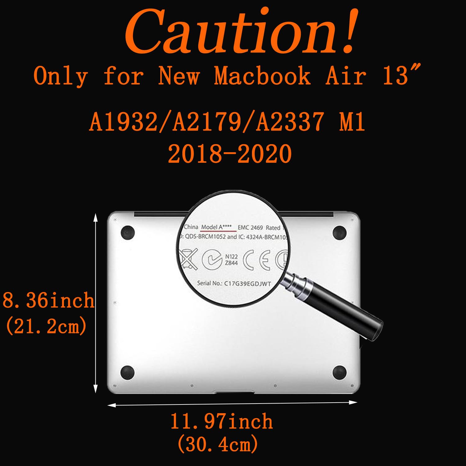 Plastica Case Compatibile con Macbook Air 13 pollici 2020 2019 2018 display Retina/Touch ID A1932 A2179 A2337, Custodia Hardshell Sottile con Macbook Air M1 13,Scienza