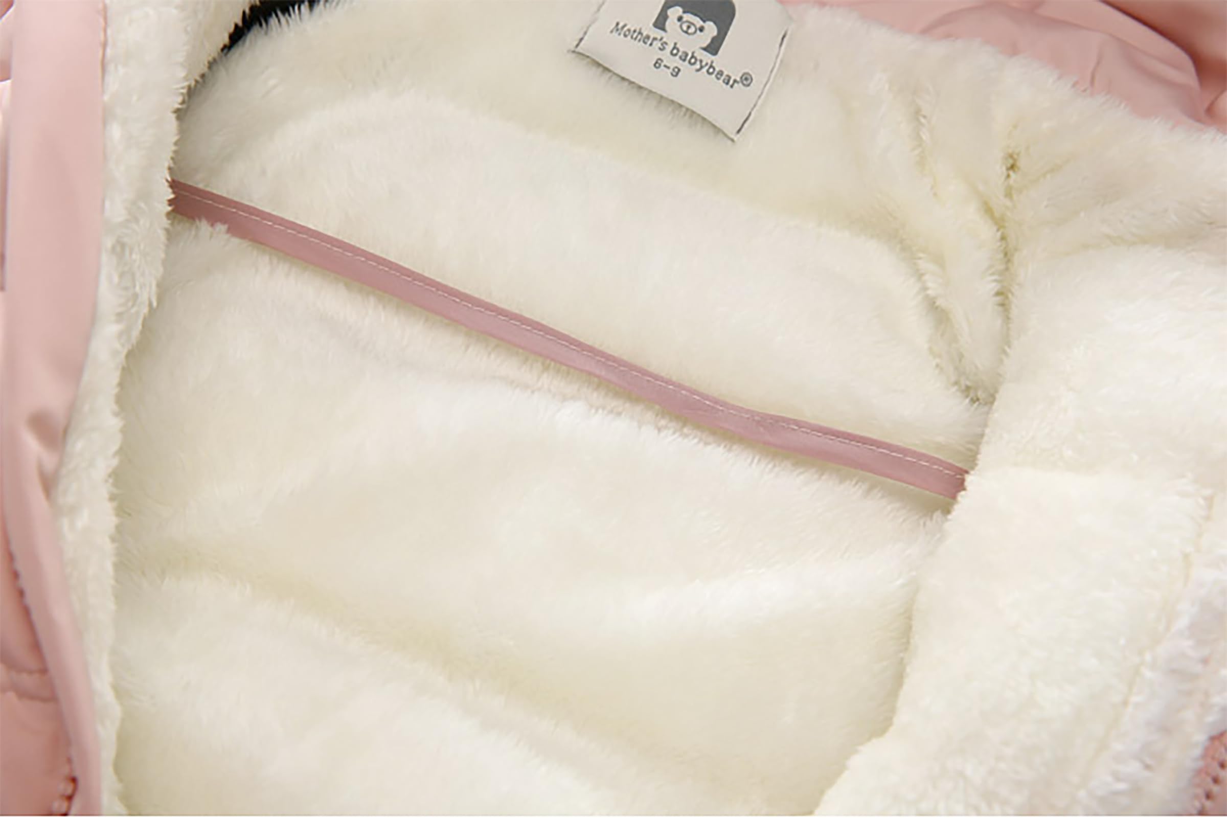 Mono de nieve para niños, invierno, para bebé, niña, niño, acolchado, con capucha, piel, traje de esquí, chándal cálido