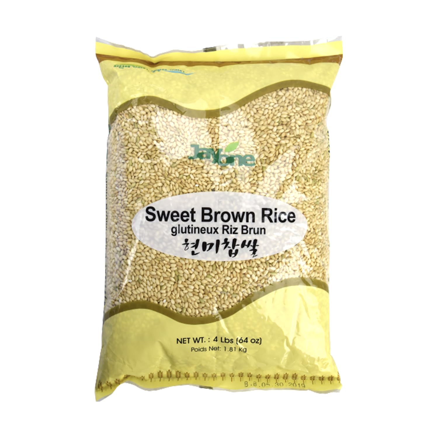 Korean Mixed Grain Rice, Multi-Variety Pack with White, Brown, Black, Sweet, and 5, 15 Mixed Grains (1 pack, Brown Rice 4lbs)