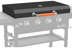 Blackstone 1836 Griddle Hinged Lid with Thermometer - Upgraded Protective Cover for...