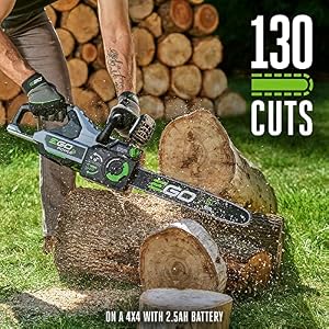 EGO POWER+ Chain Saw, 16” Battery Powered Chainsaw, Electric Cordless, Includes 56V 2.5Ah Battery and Charger – CS1611 — photo 5 of 6