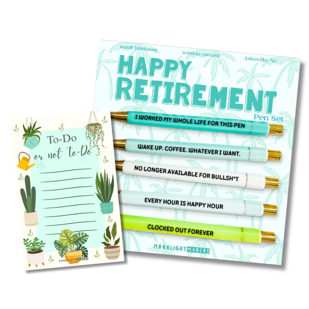 Stylos à bille amusants et bloc-notes To Do or Not To Do Moonlight Makers - 6