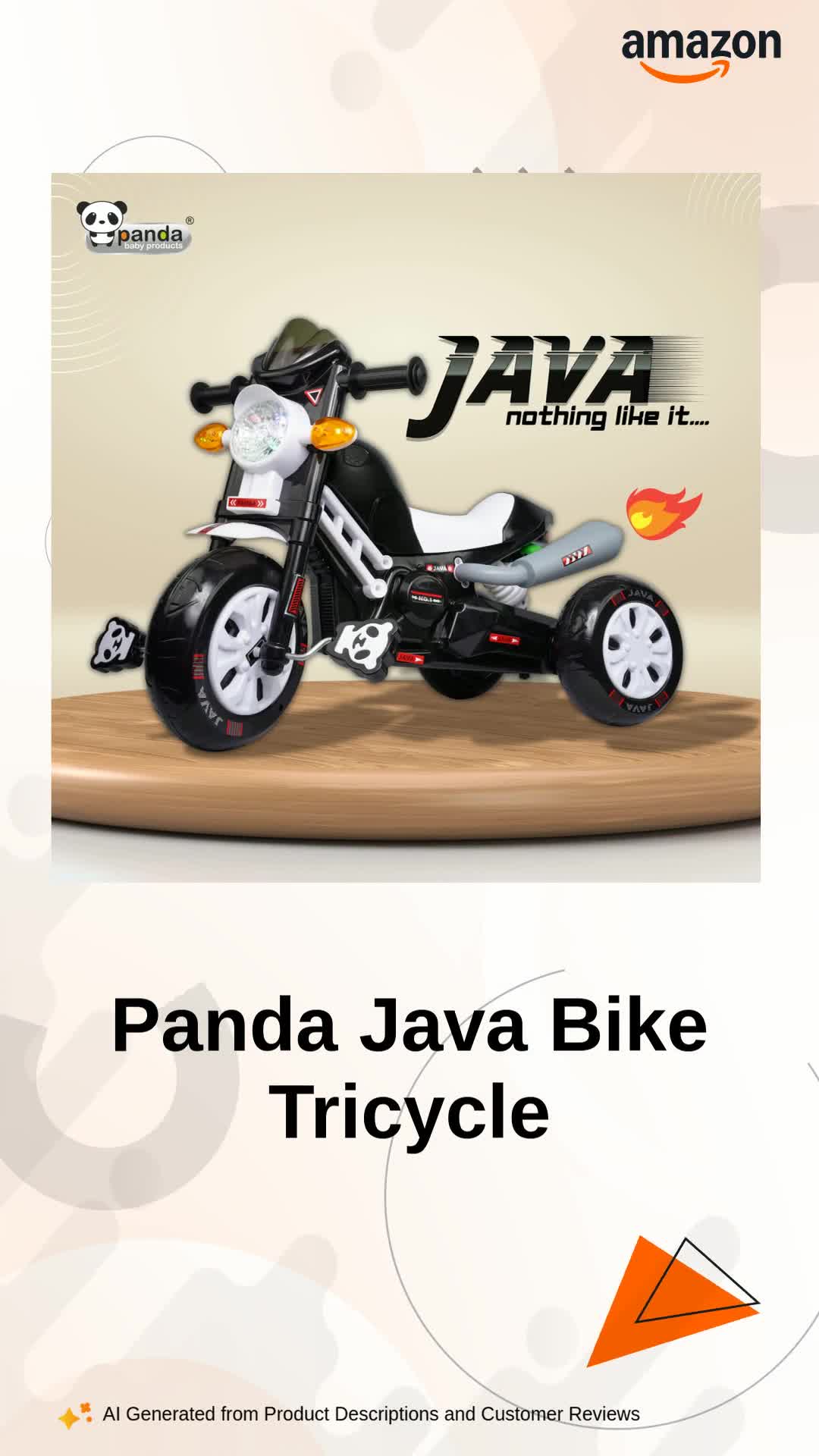 Watch Panda Java Bike Tricycle on Amazon Live