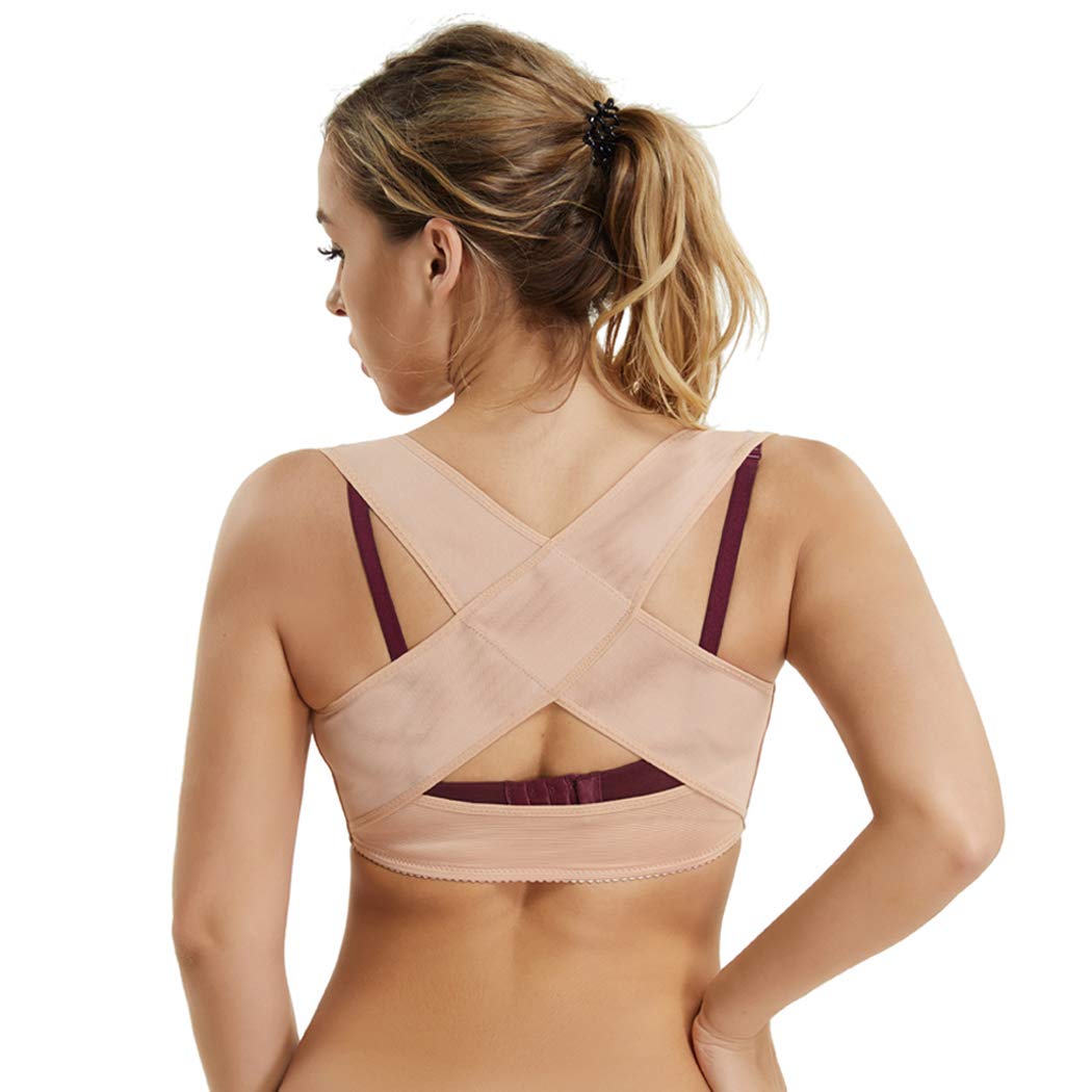 Bra Support Shapewear Vest Posture Corrector Shapewear Tops x Strap Back  Support for Women