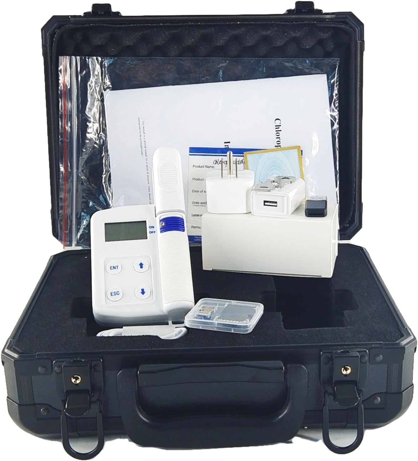 Chlorophyll Meter for Plants - Instant Leaf Nutrition Tester, Measures Relative Chlorophyll Content (0.0-99.9 SPAD), Includes Host for Precise Plant Health Analysis