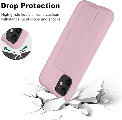 Miniatura 3 de LAUDTEC - Funda para iPhone 12 Mini con soporte, soporte verticalhorizontal, correa de mano, forro de microfibra, funda protectora de cuerpo