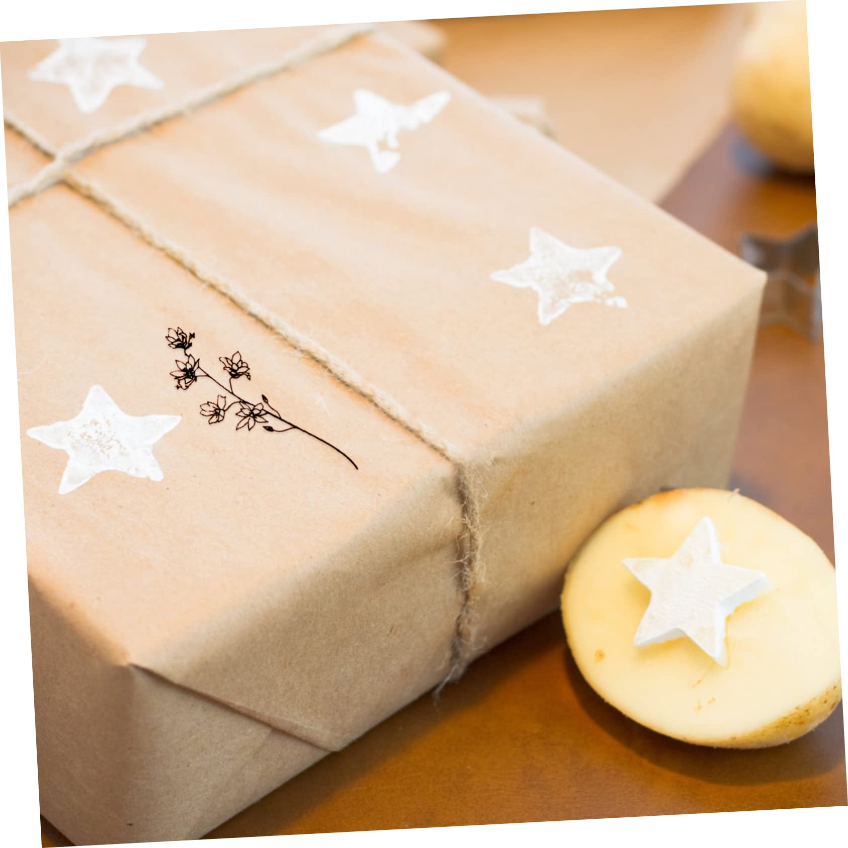 SEWACC 16 Stück Holz Siegel Sammelalbum Stempel Album Stempel Pflanzen Blumen Tagebuch Bastel Tagebuch Planer Holz Brief DIY