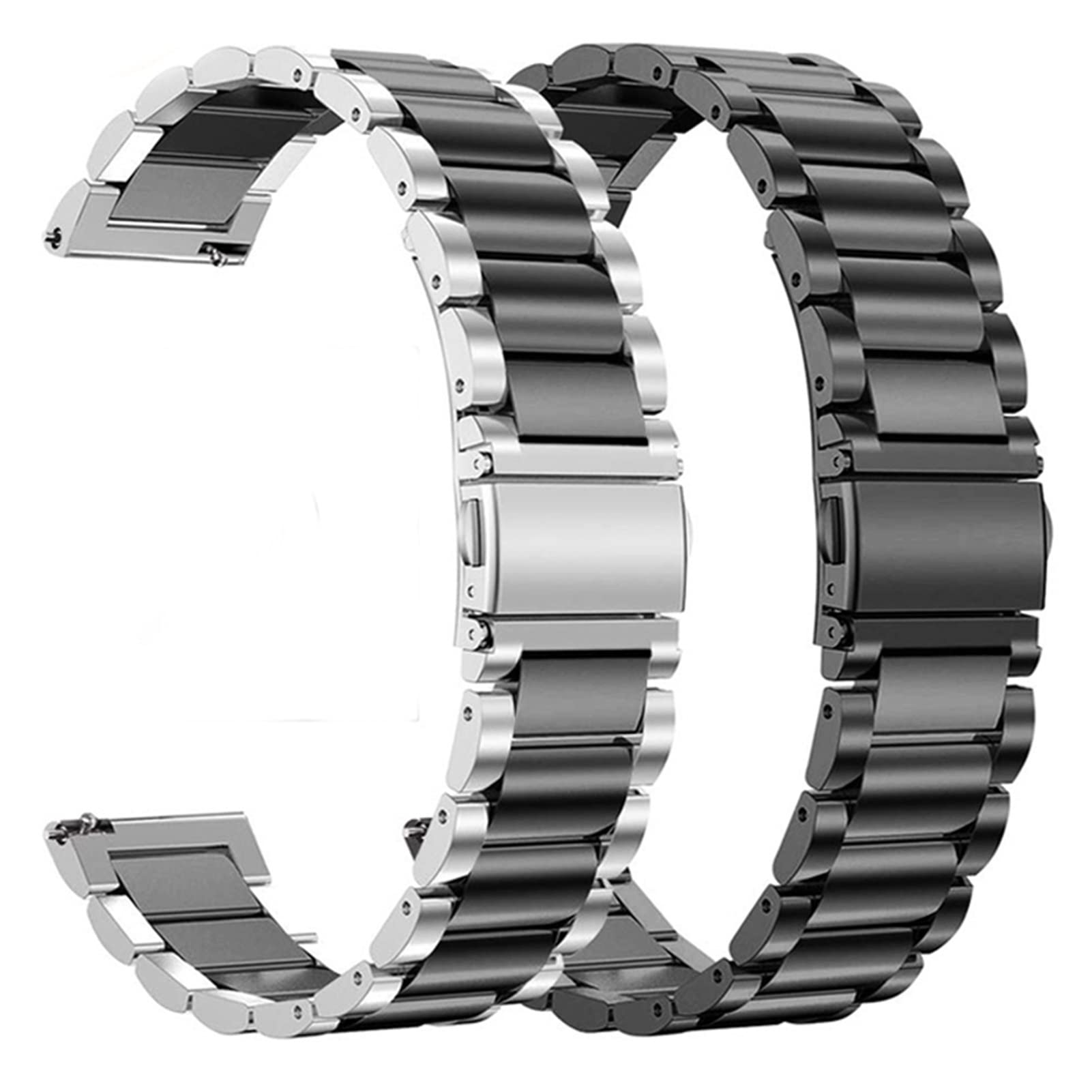 YGUKOJ Paski ze stali nierdzewnej FIT dla Garmin Forerunner 55 245 645 M Smart Watch Band Bracelet Metal Paski pasuje do podejścia S40 S12 S42. Korea