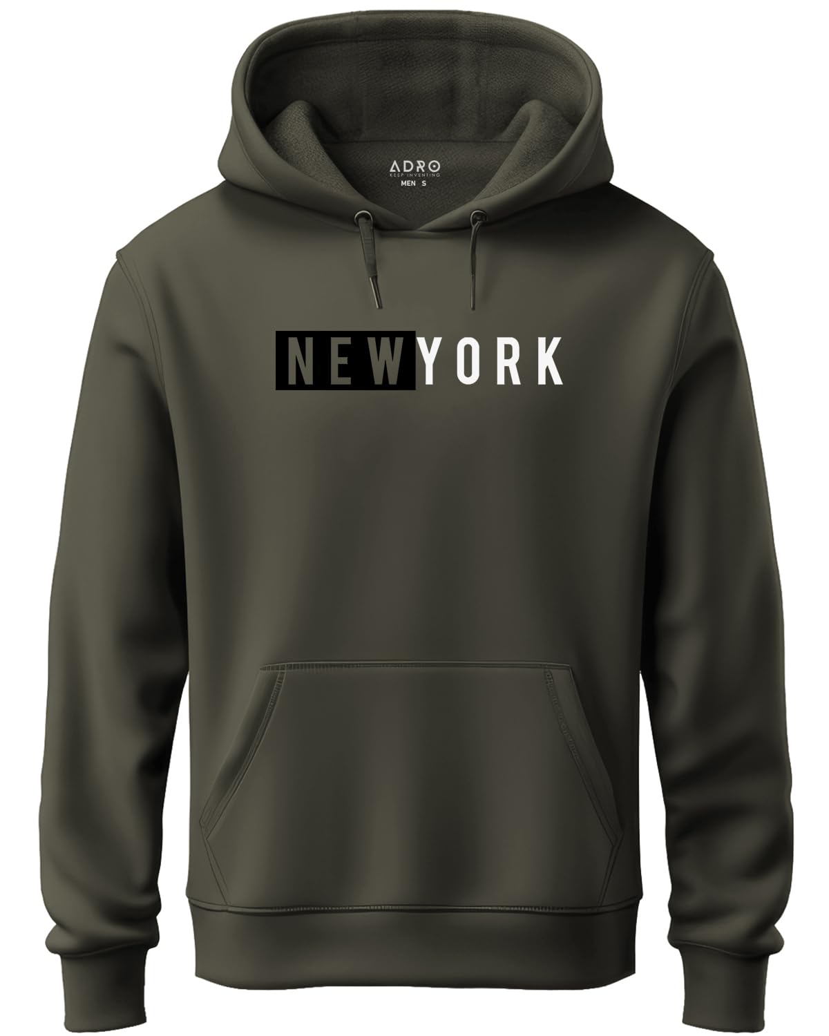 Men's 100% Cotton Hooded Sweatshirt