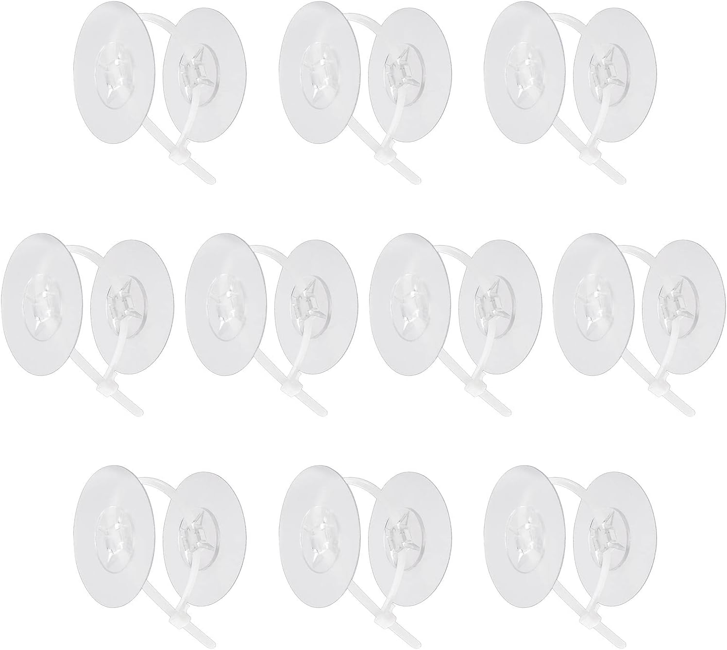 Anti-Tip Furniture Wall Anchors, Anti-Tip Furniture Anchors Without Drilling, 10 Pieces Furniture Straps, Cabinet Wall Anchors - Punchless Shelf Wall Anchors, Anchors